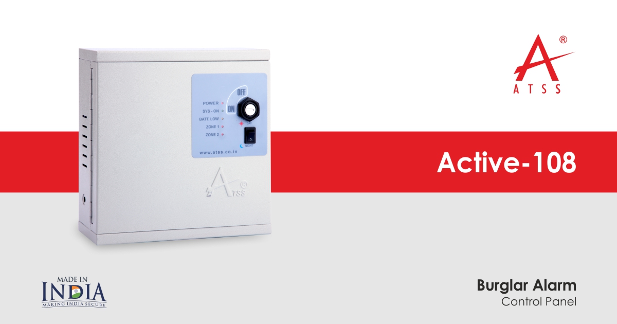 Alarm Systems For Homes, Burglar Alarm, Security Alarm for Home or Small Business, Active 108